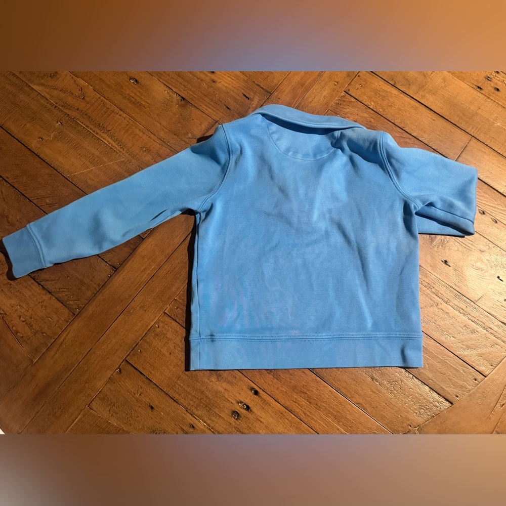 Vineyard Vines Light Blue Boys Quarter Zip - Picture 2 of 4